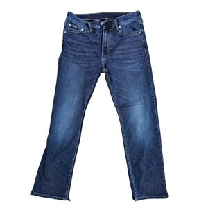 Calvin Klein Blue Straight Jeans Classic Style